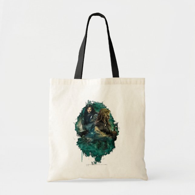 Kili & Fili Over Erebor Tote Bag (Front)