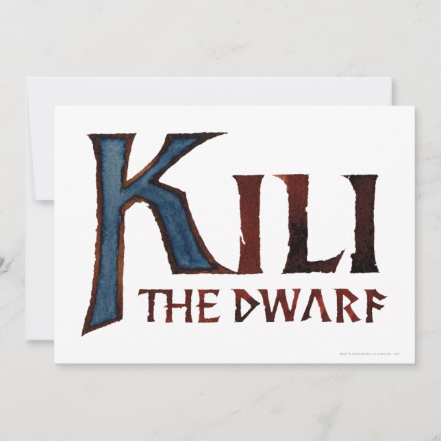 KILI THE DWARF™ Name (Front)