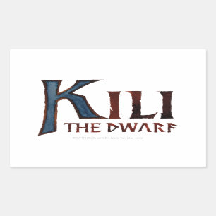 KILI THE DWARF™ Name Rectangular Sticker