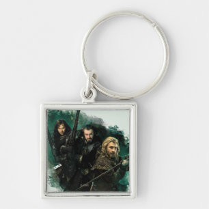 Kili, THORIN OAKENSHIELD™, & Fili Graphic Key Ring