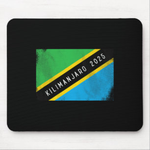 Kilimanjaro 2025 Tanzania Flag Mount Kilimanjaro C Mouse Mat