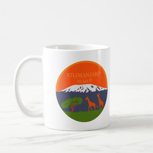Kilimanjaro Altitude Coffee Mug (Left)