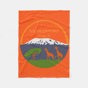 Kilimanjaro Altitude Fleece Blanket
