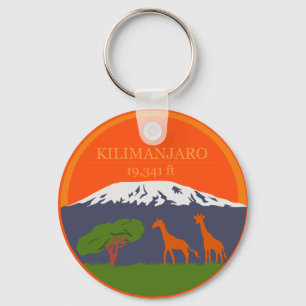 Kilimanjaro Altitude Key Ring