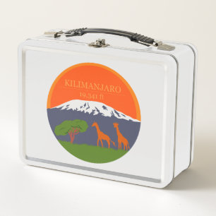 Kilimanjaro Altitude Metal Lunch Box