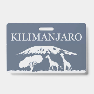Kilimanjaro (Blue) ID Badge