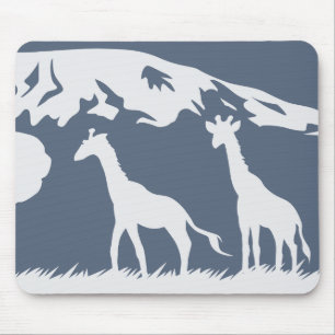 Kilimanjaro (Blue) Mouse Mat