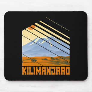 Kilimanjaro Idea Mountains Climbing Hiking Mouse Mat