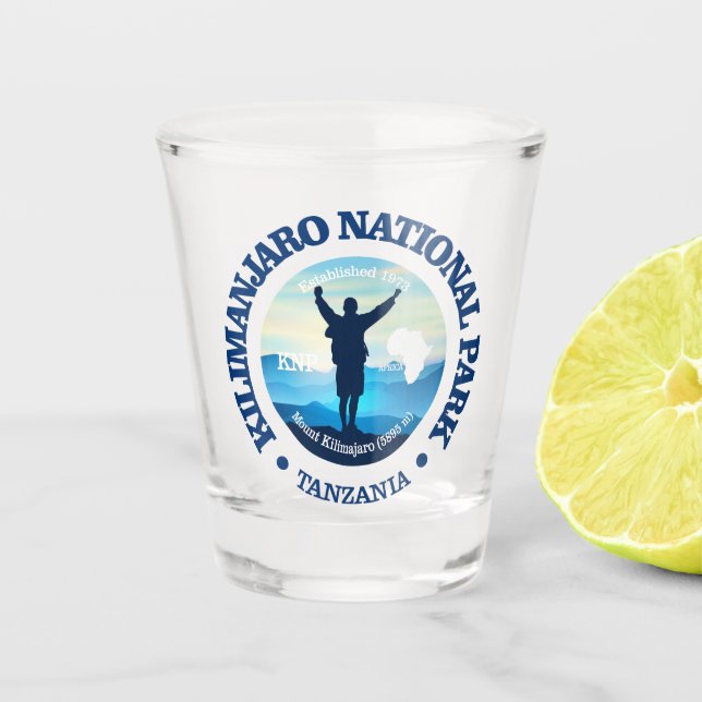 Kilimanjaro NP (V) Shot Glass (Front)
