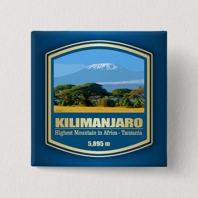 Kilimanjaro (PF) 15 Cm Square Badge (Front)