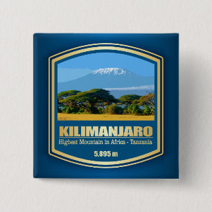 Kilimanjaro (PF) 15 Cm Square Badge