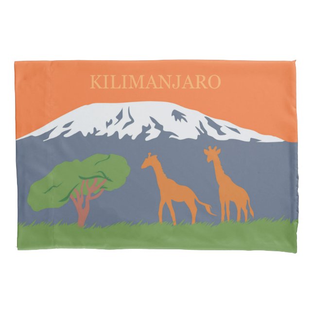 Kilimanjaro Pillowcase (Front)