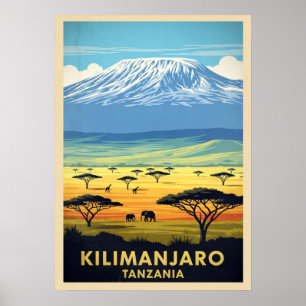 Kilimanjaro Tanzania V02 Poster