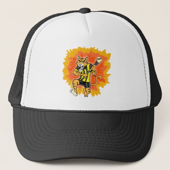 Kilkenny GAA Cats Hurling Ireland Trucker Hat (Front)