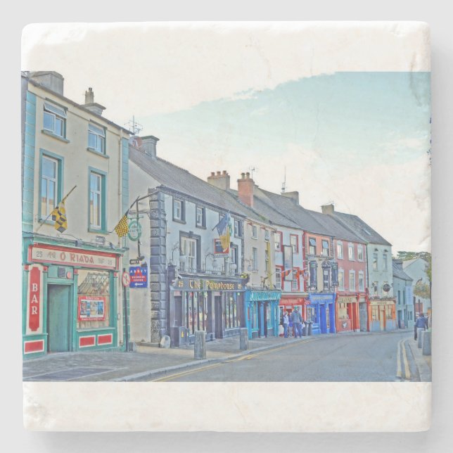 Kilkenny Street Stone Coaster (Front)