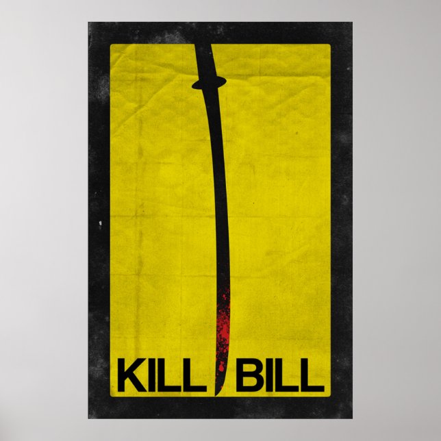 Kill Bill minimalist Poster (Front)