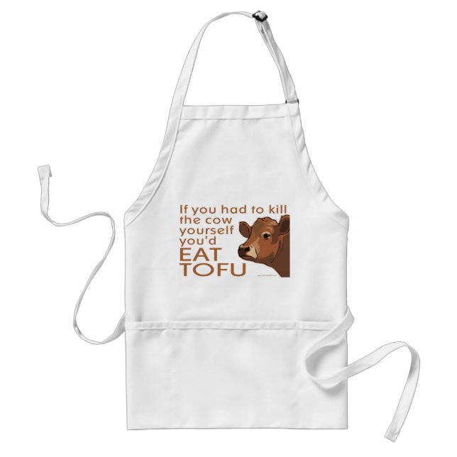 Kill the Cow - Vegan, Vegetarian Standard Apron (Front)