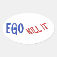 KILL THE EGO wisdom text graphics