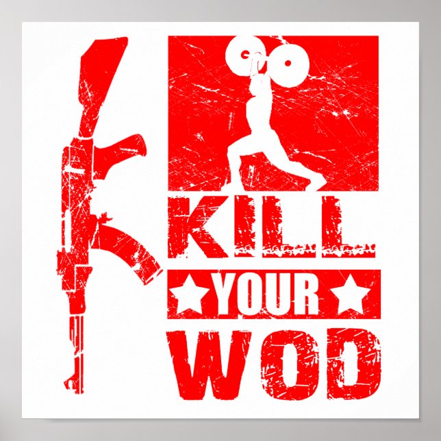 Kill Your WOD - AK47 "Elite Fitness" Poster (Front)