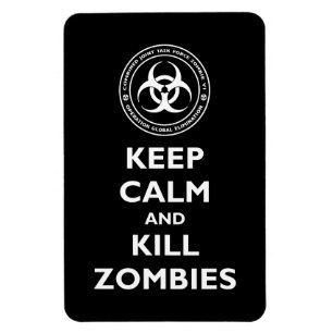 Kill Zombies Magnet