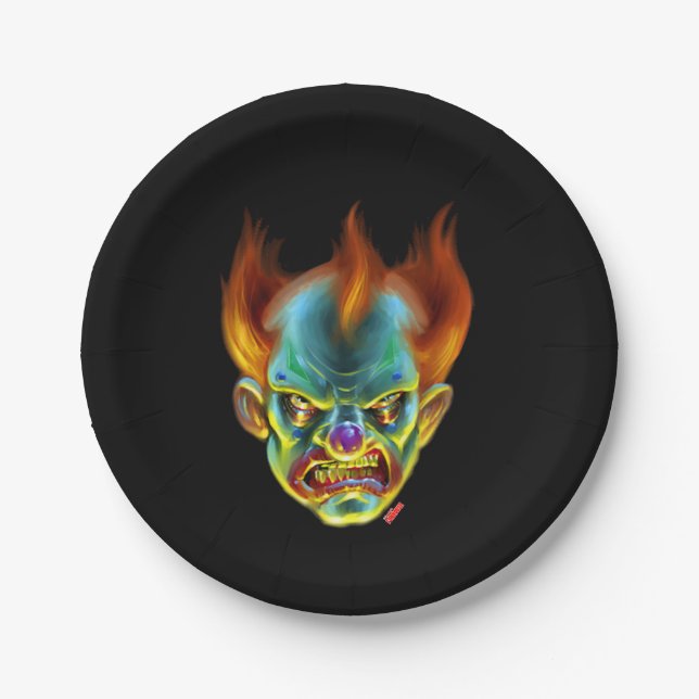 Killa Klown Monster Paper Plate (Front)