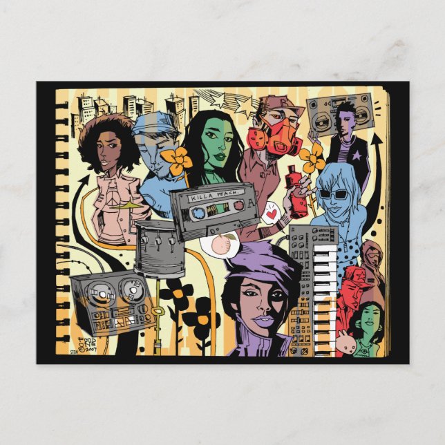 Killa Peach Postcard (Front)