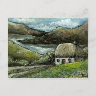 Killarney cottage by Tanya Bond Postcard
