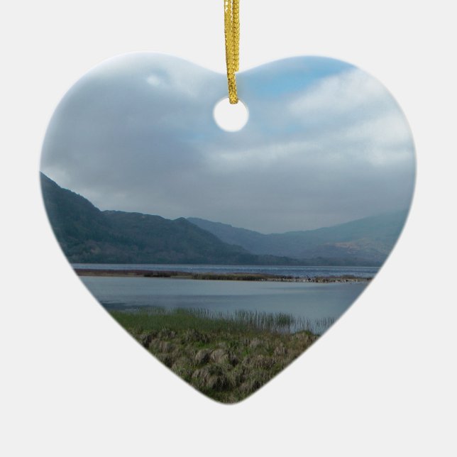 Killarney Ireland Ceramic Tree Decoration (Front)