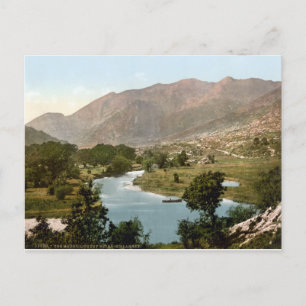 Killarney Ireland, MacGillycuddy Reeks Mountains Postcard