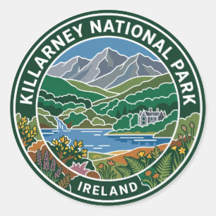 Killarney National Park Ireland Classic Round Sticker