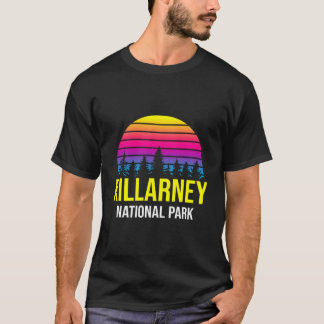 Killarney National Park Ireland Retro Sunset Famil T-Shirt