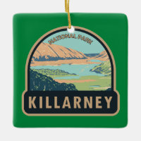 Killarney National Park Ireland Travel Art Vintage