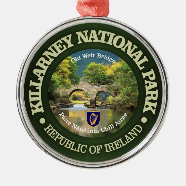 Killarney National Park Metal Tree Decoration (Front)