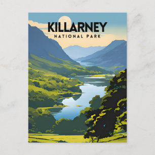 Killarney National Park Travel Poster Postcard