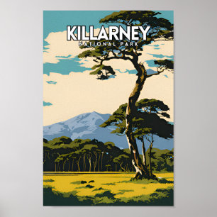 Killarney National Park Vintage Travel PS Poster