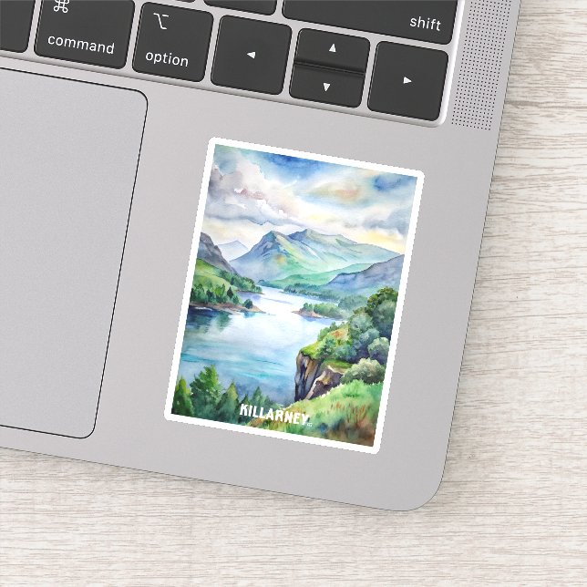 Killarney National Park Watercolor Painting  (Detail)