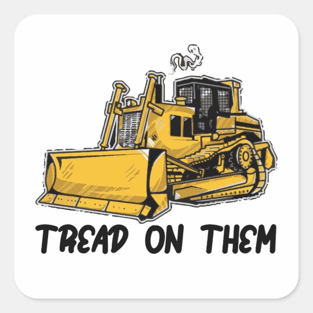 Killdozer - Sometimes Reasonable Men Must Do Unrea Square Sticker (Front)