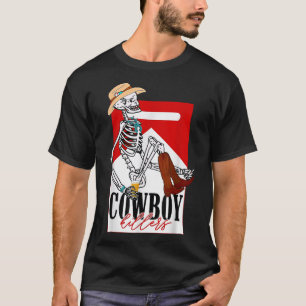 Kille Rs Cowboy Western Skeleton Men Women T-Shirt