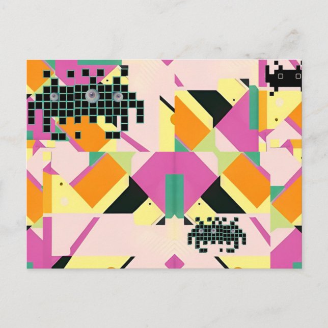 Killed Them with Memphis Designed Kindness Postcard (Front)