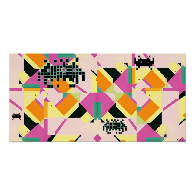 Killed Them with Memphis Designed Kindness Poster (Front)