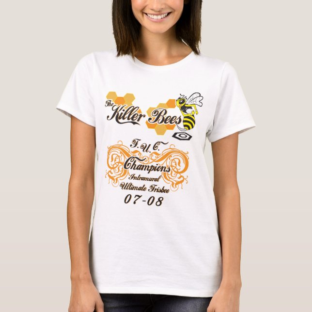 Killer Bees Yellow T-Shirt (Front)