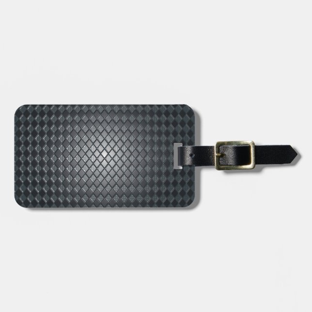 Killer Black Diamond Design Luggage Tag (Front Horizontal)