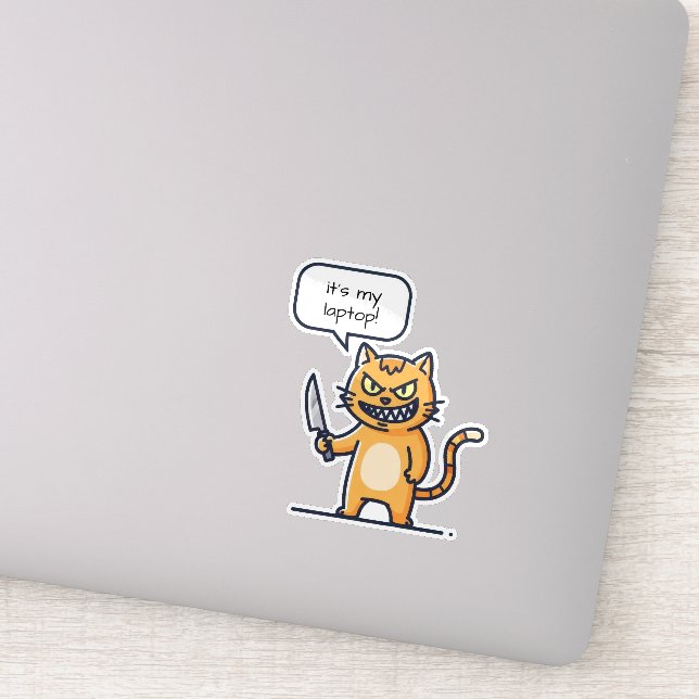 Killer Cat with Knife (Detail)