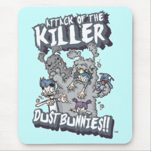 Killer Dust Bunnies Mouse Mat