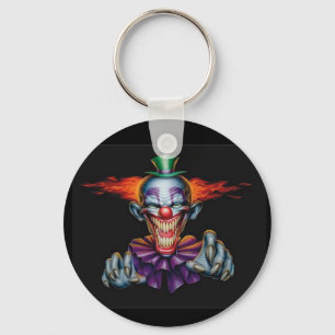 Killer Evil Clown Key Ring