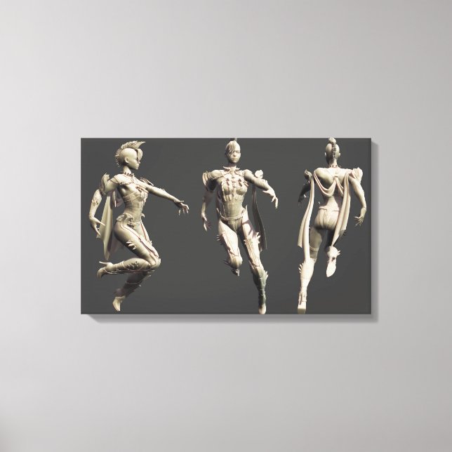 Killer Frost Alternate Turnaround Canvas Print (Front)