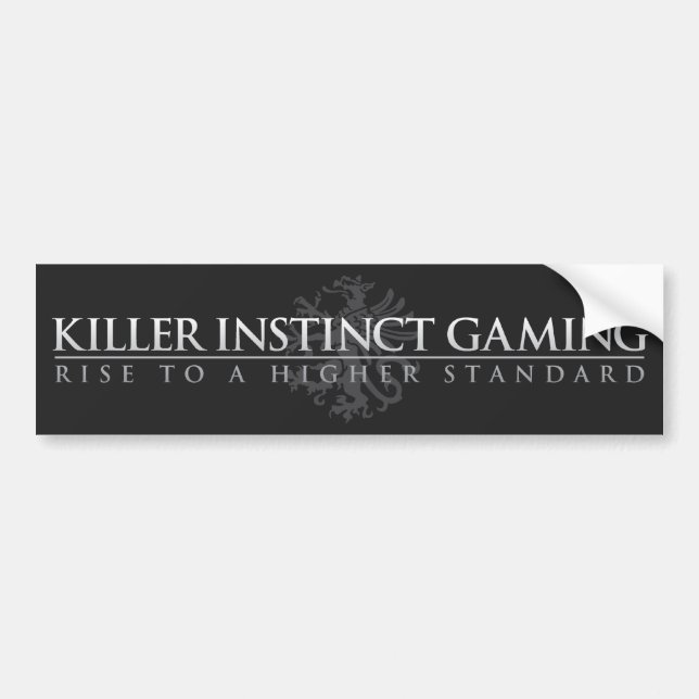 Killer Instinct Bumper Sticker (Front)