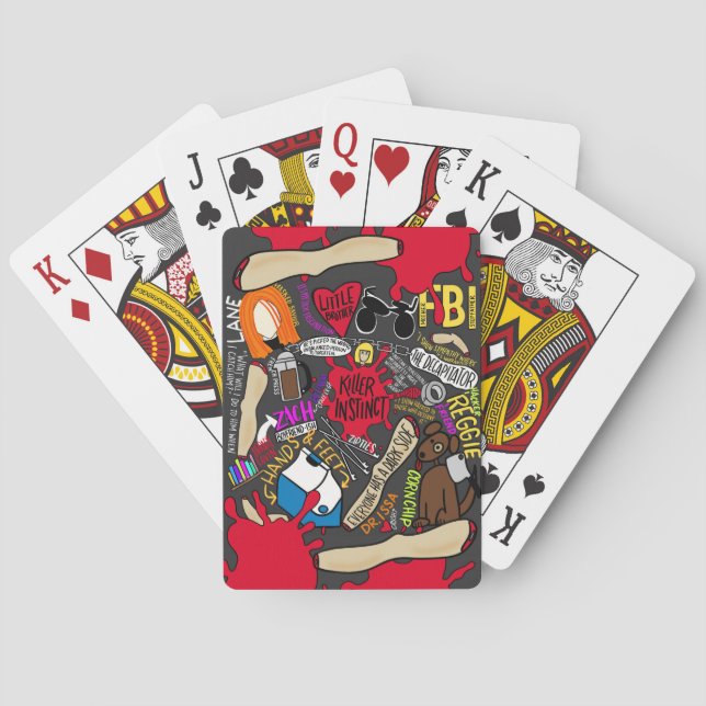 KILLER INSTINCT by S. E. Green Playing Cards (Back)