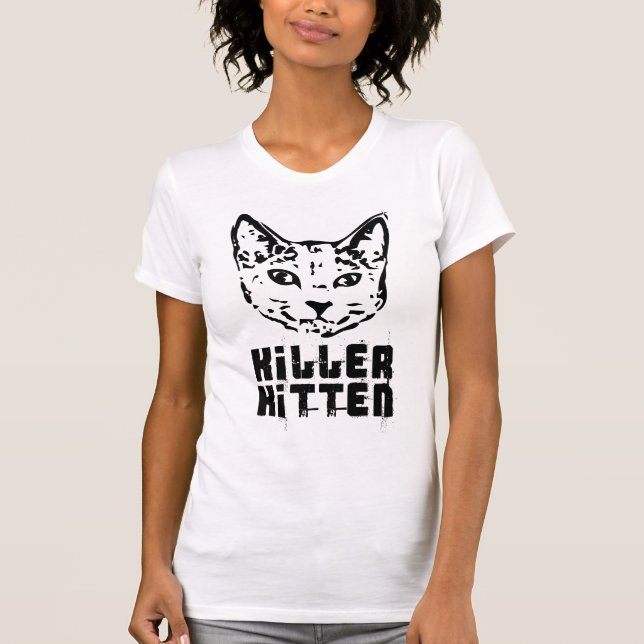 Killer Kitten - Customised T-Shirt (Front)