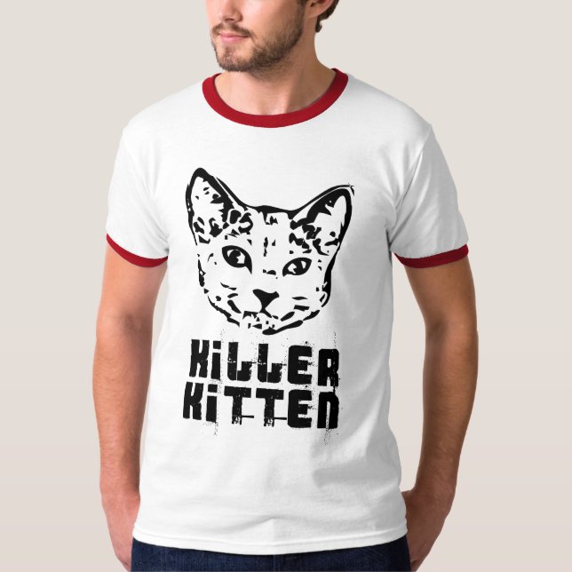 Killer Kitten - Customised T-Shirt (Front)